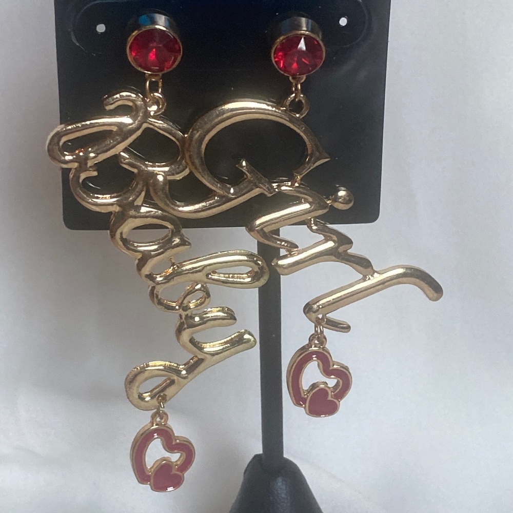 Baby girl dangle earrings